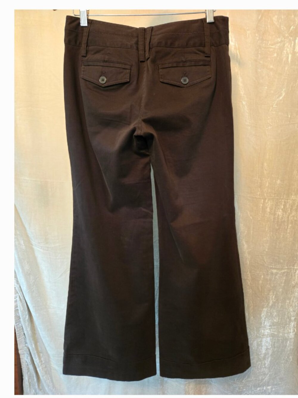Ann Taylor LOFT Marissa Wide‑Leg Pants – Dark Brown Mid‑Rise Trouser sz 6 - Picture 2 of 10